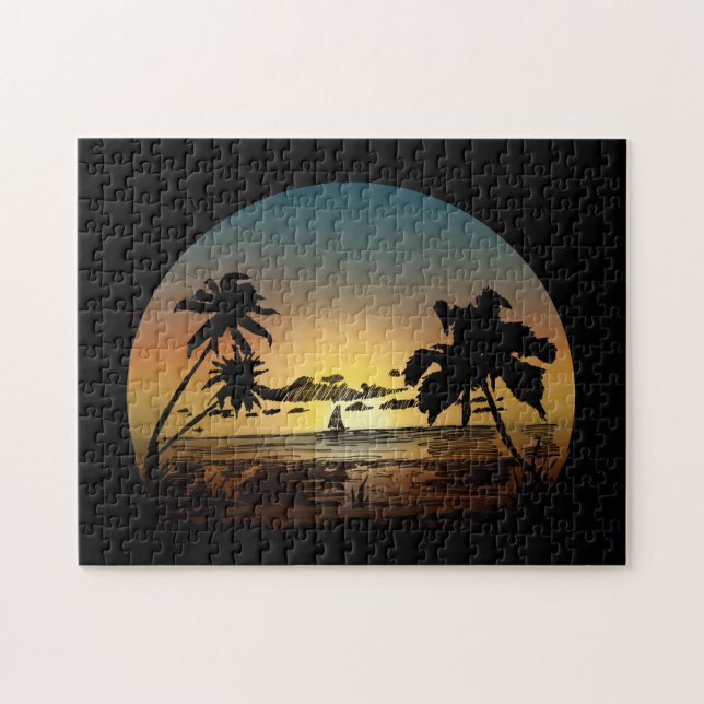 Sunset Jigsaw Puzzle (Horizontal)