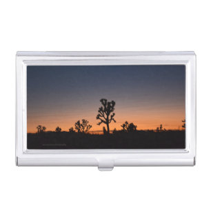 Sunset Joshua Trees Business Card Case