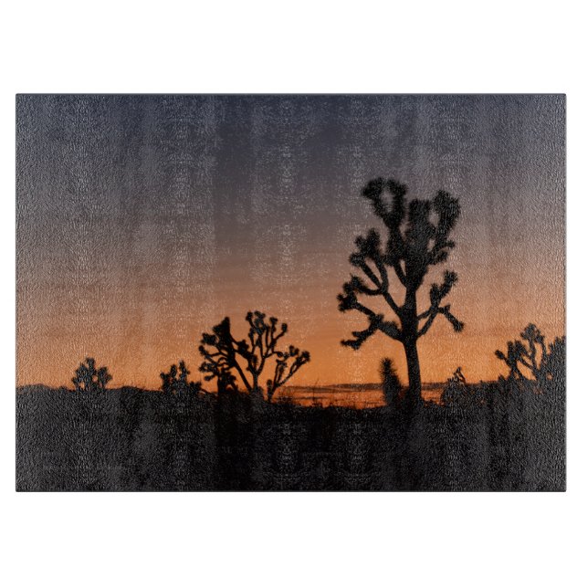 Sunset Joshua Trees Cutting Board (Front)