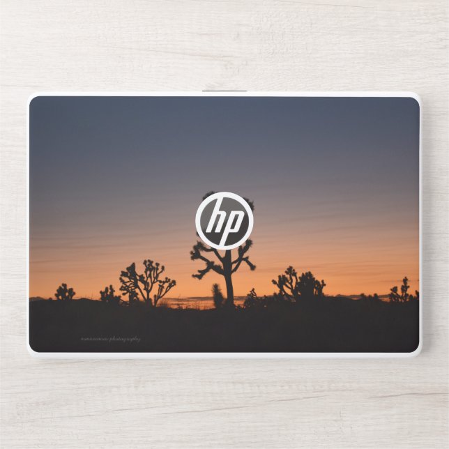 Sunset Joshua Trees HP Laptop Skin (Front)