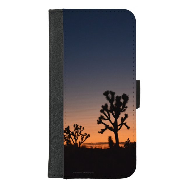 Sunset Joshua Trees iPhone Wallet Case (Front)