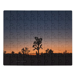 Sunset Joshua Trees Jigsaw Puzzle