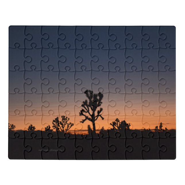 Sunset Joshua Trees Jigsaw Puzzle (Puzzle Horizontal)