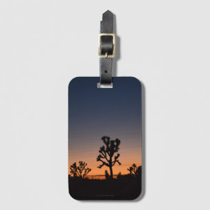 Sunset Joshua Trees Luggage Tag