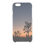 Sunset Joshua Trees Clear iPhone 6/6S Case