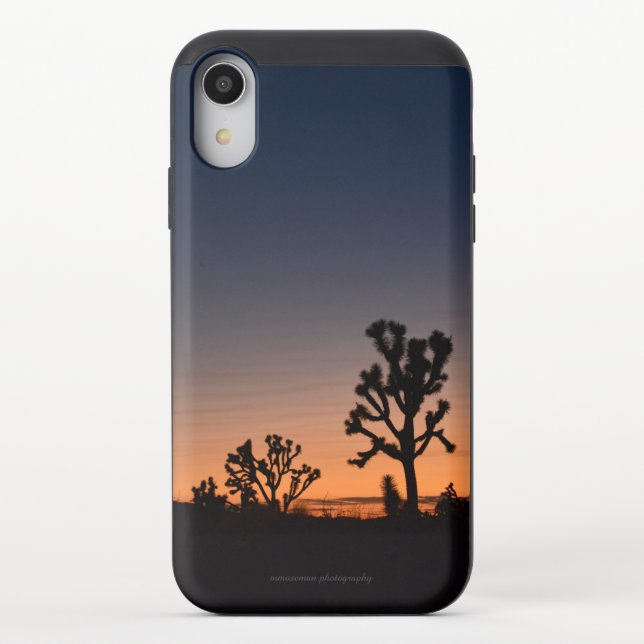 Sunset Joshua Trees Uncommon iPhone Case (Back)