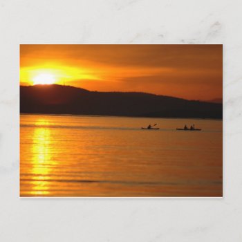 Sunset Kaykers Postcard by OrcaWatcher at Zazzle