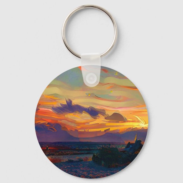 SUNSET KEYCHAIN (Front)