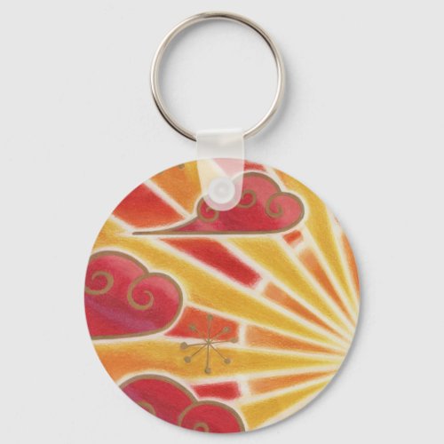 Sunset keychain