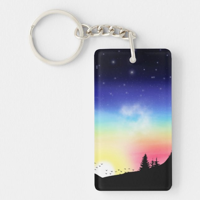 Sunset Keychain (Front)
