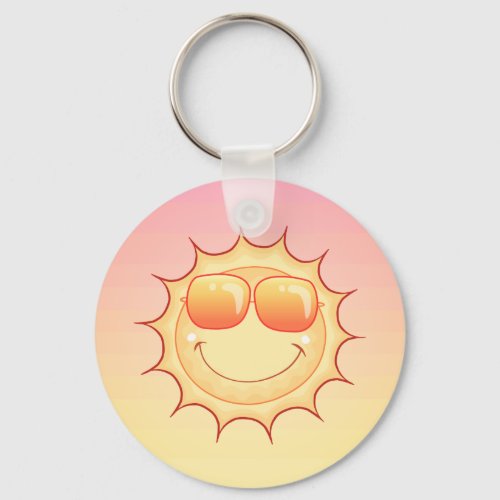 Sunset Keychain