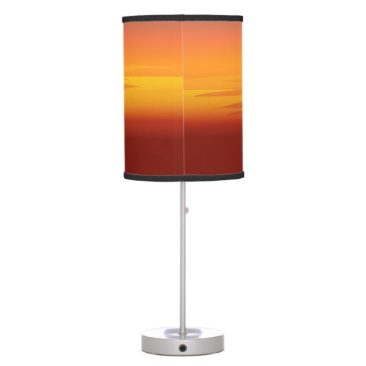 Sunset Kokopelli Table Lamp (Back)