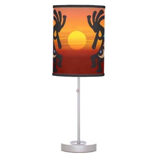 Sunset Kokopelli Table Lamp (Front)