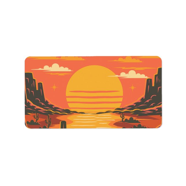 Sunset Label (Front)