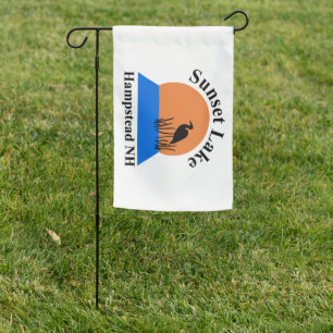 Sunset Lake 18"x12" Waterproof Flag