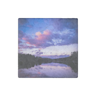 Sunset Lake Magnet