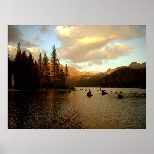 Sunset Lake Poster (Front)