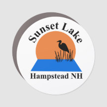 Sunset Lake Round Magent