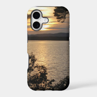 Sunset Lake Scene Iphone Case