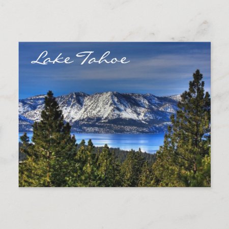 Sunset Lake Tahoe Nevada / California Postcard