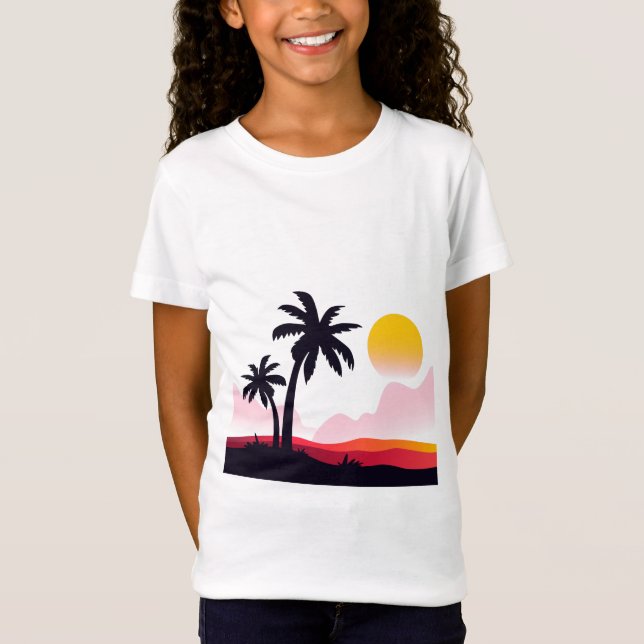 Sunset Landscape2 T-Shirt (Front)
