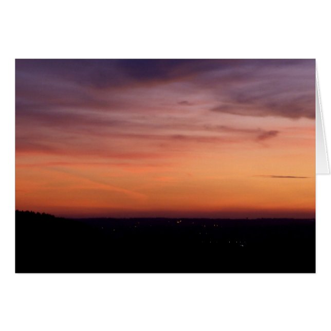 Sunset Landscape Cards (Front Horizontal)