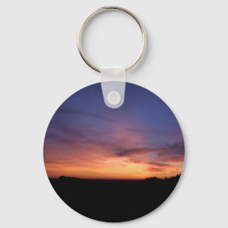Sunset Landscape Keychain