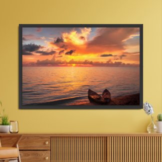 Sunset Landscape Matte Poster Print