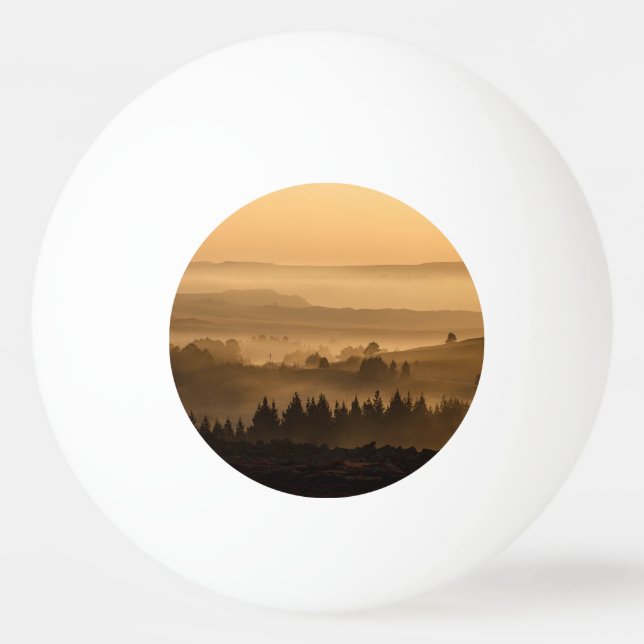 Sunset landscape Ping-Pong ball (Front)