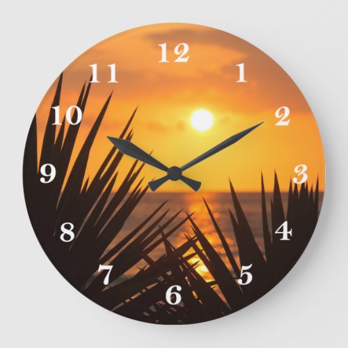 Sunset Large Clock