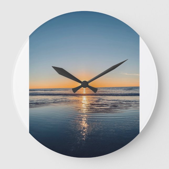 Sunset Large Clock (Front)