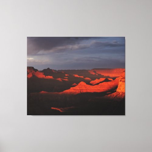 Sunset Layers Grand Canyon National Park Photo Canvas Print