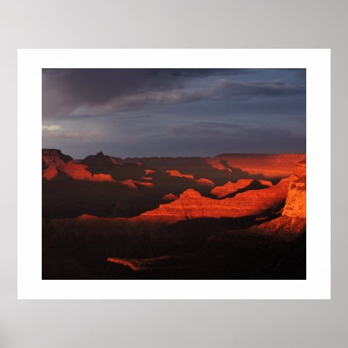 Sunset Layers Grand Canyon National Park Photo Poster