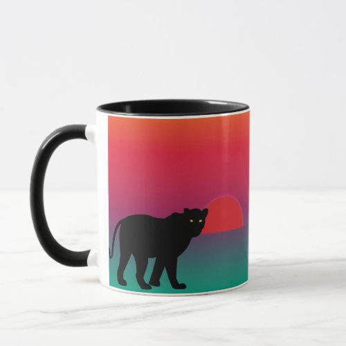 Sunset leopard in Africa Mug