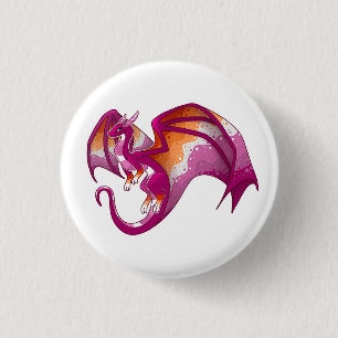 "Sunset" Lesbian Flag Button