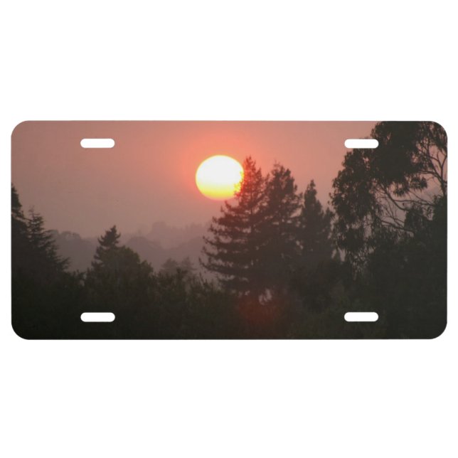 Sunset License Plate (Front)