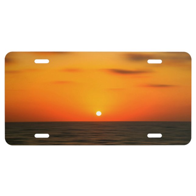 Sunset License Plate (Front)