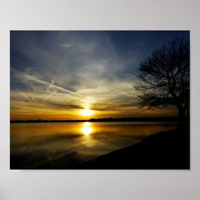 Sunset Like Liquid Gold Poster (Front)