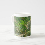 Sunset Lit Palm Fronds Tropical Bone China Mug