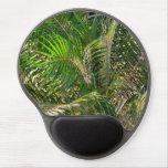 Sunset Lit Palm Fronds Tropical Gel Mouse Pad