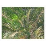 Sunset Lit Palm Fronds Tropical Tissue Paper
