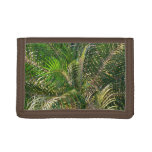 Sunset Lit Palm Fronds Tropical Trifold Wallet