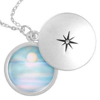 Sunset Locket Necklace