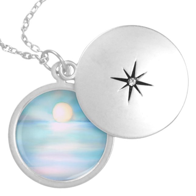 Sunset Locket Necklace (Front)