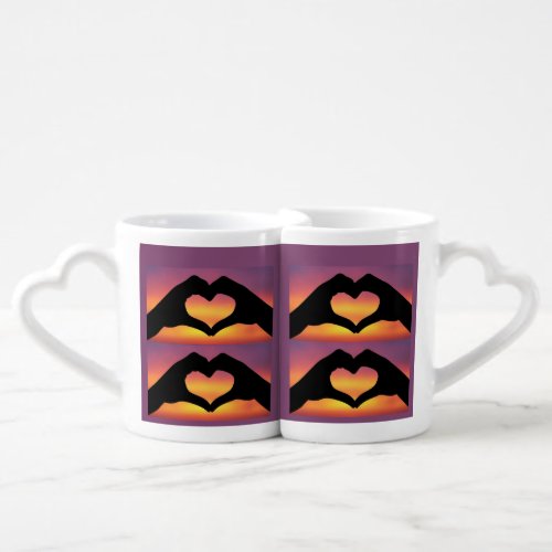 Sunset Love Coffee Mug Set