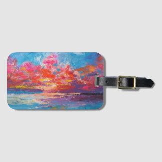 Sunset Luggage Tag