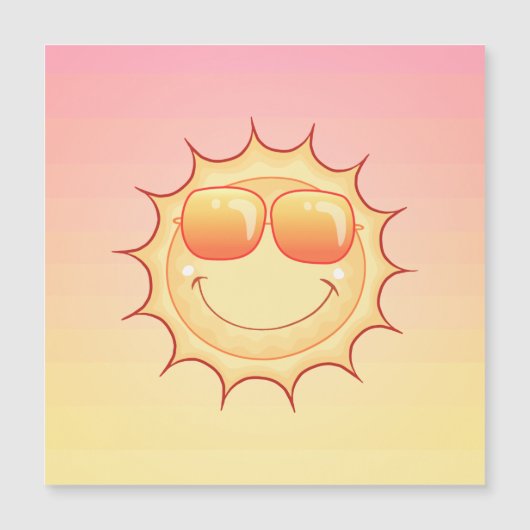Sunset Magnet Card (Front)