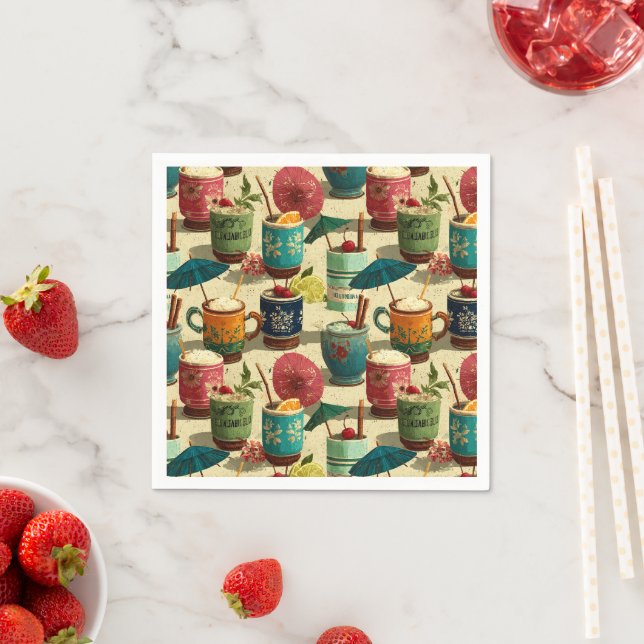 Sunset Mai Tais Napkins (Insitu)