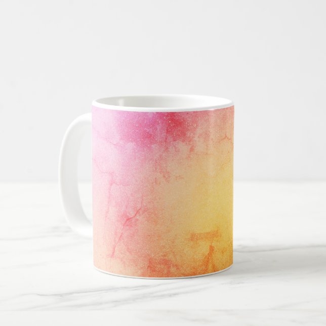 Sunset Marble Gradient Coffee Mug (Front Left)