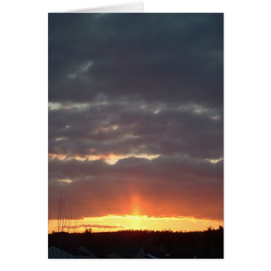 Sunset, March 17 Cards (Front)